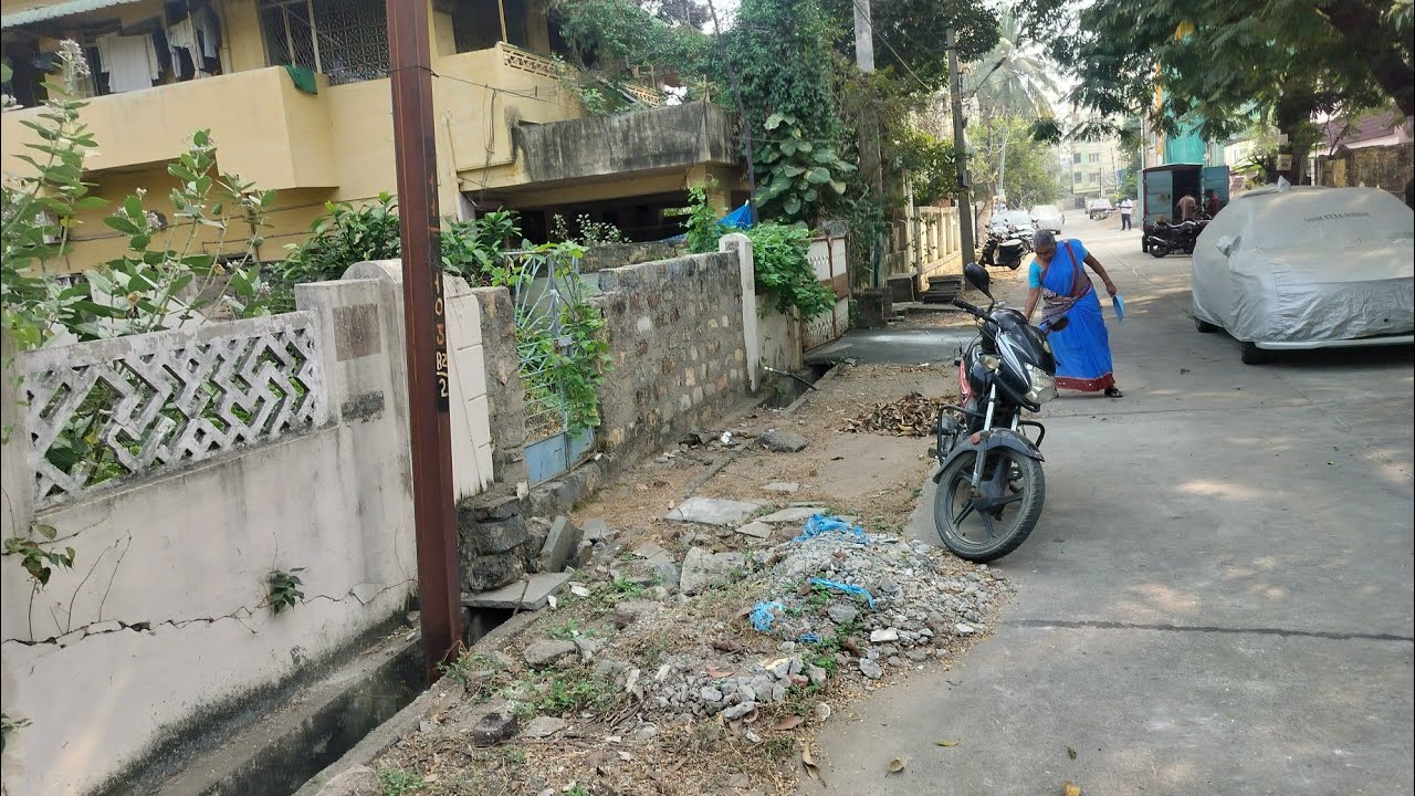 No=1376. Cell= 8790 890 666. West facing open plot for sale at Seetharam puram Vijayawada Andhra.