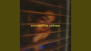 Video thumbnail of "sorry idk - summertime sadness (sped up)"