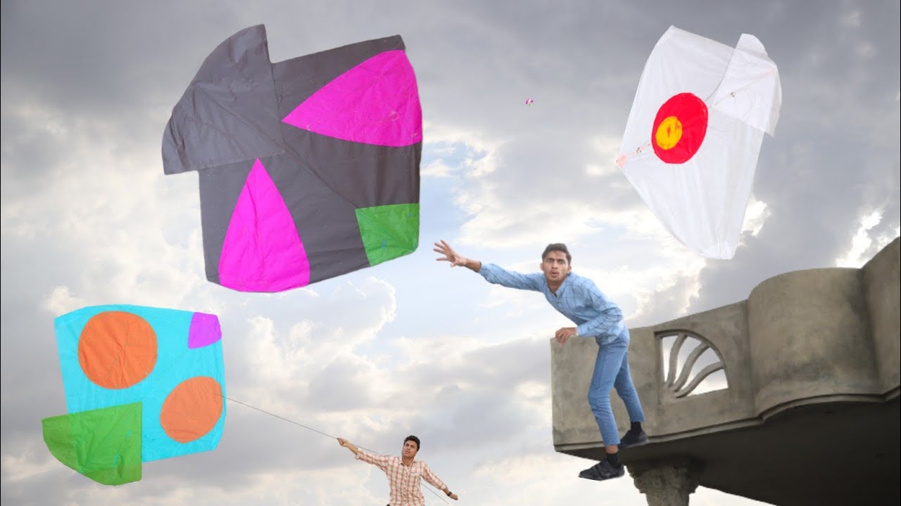 Cutting Pink Gudda Catch Vs Kite Challenge Mukaram