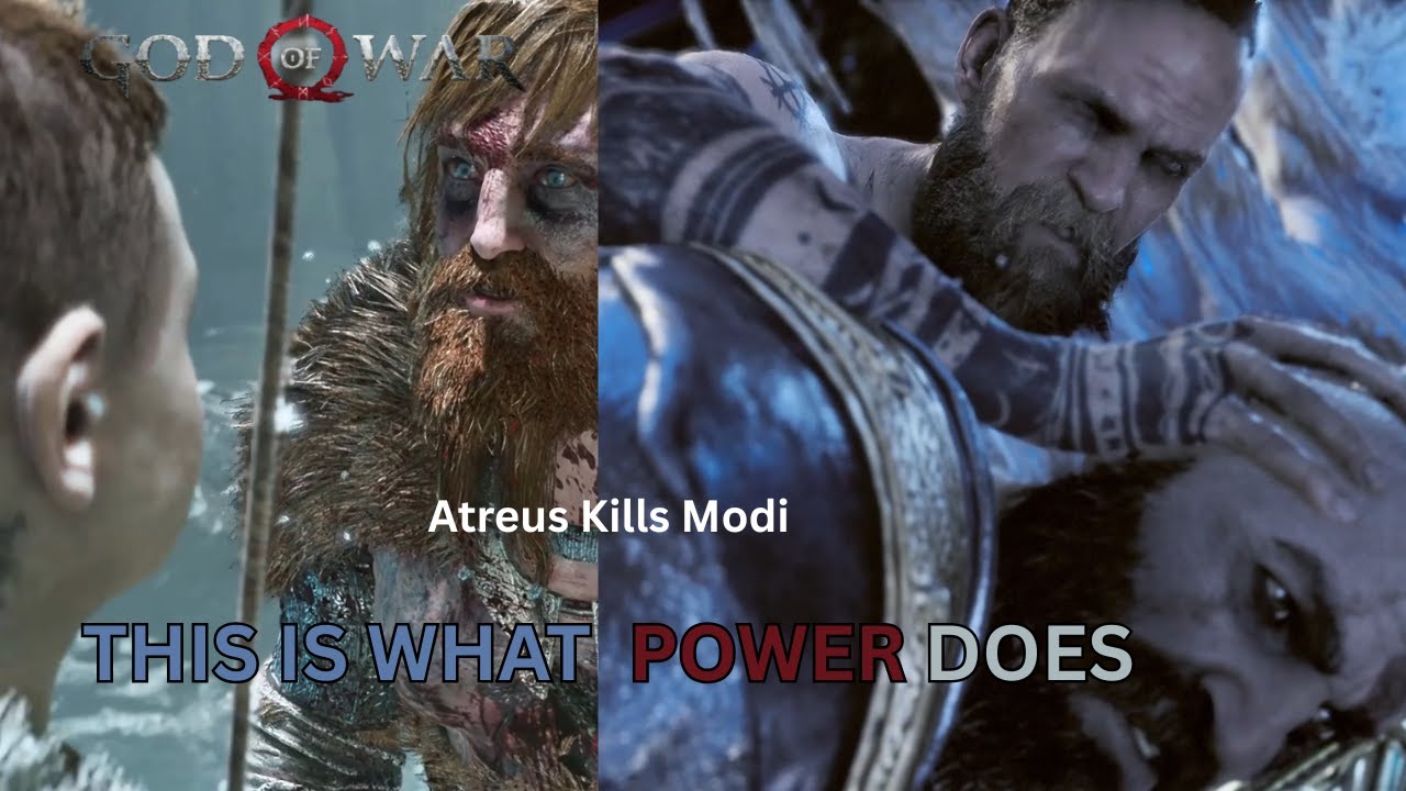 Atreus Became Arrogant After Learning He’s a God  And Kills MODI😈 | God of War  (2018)