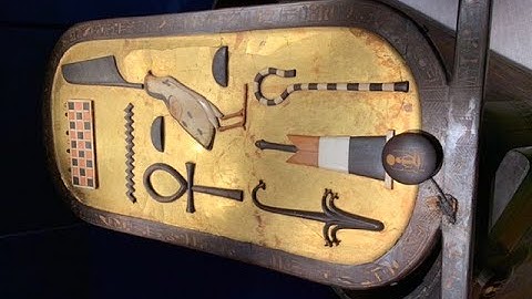 Tutankhamen Exhibition - The Importance of Names - Hieroglyphs