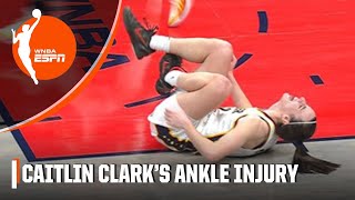 Caitlin Clark leaves the game after apparent ankle tweak | WNBA on ESPN