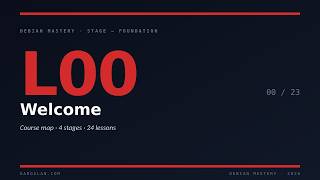 Lesson 00 — Welcome + Course Map - What you're about to learn. Why it matters.