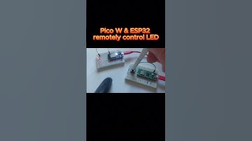Pico W & ESP32 remotely control LED via server