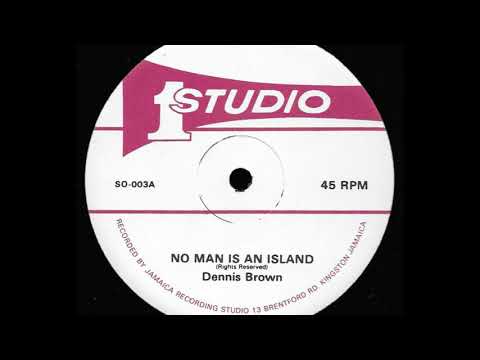米12” Dennis Brown / The Silvertones No Man Is An  / Cheating And Lying SO003 Studio One /00250 A:CHEATING AND LYING / SILVERTONESB:NO MAN IS AN ISLAND