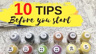 10 tips you should know before you start paint by numbers- 10 paint by numbers tips screenshot 4