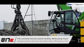 Fully automated, driverless material handling - SENNEBOGEN 817 E
