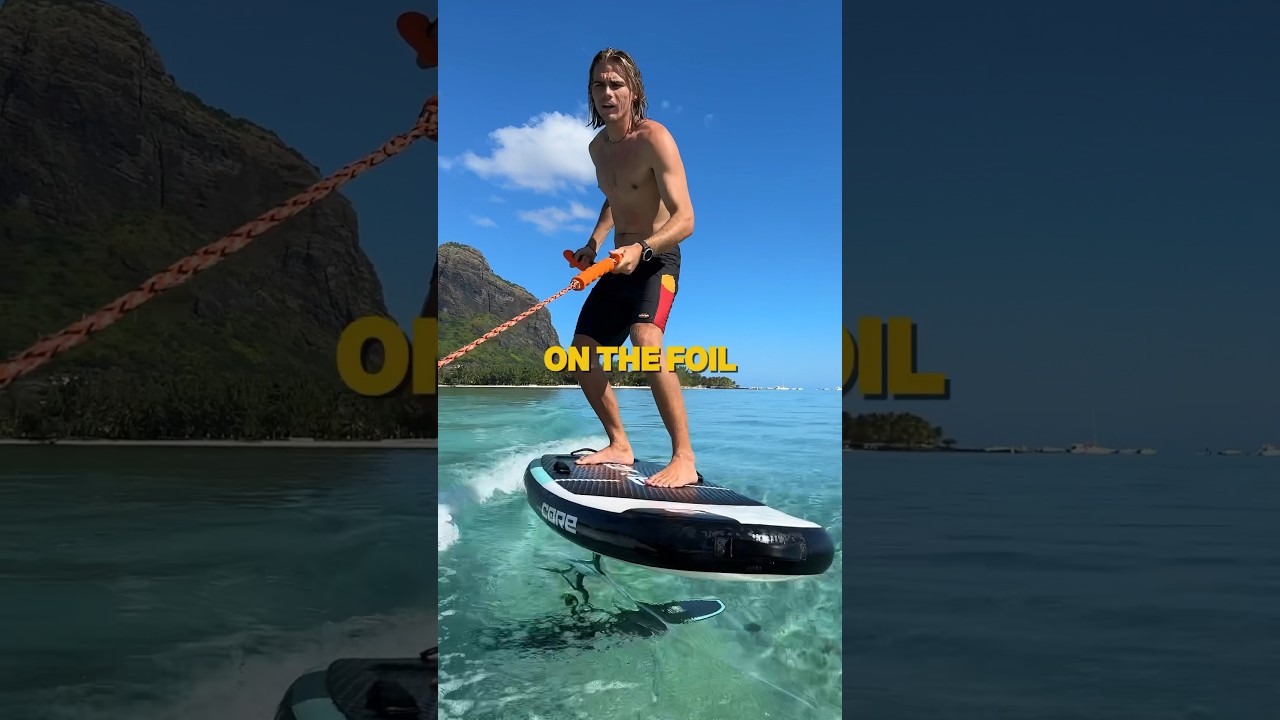 How to WAKE FOIL in 3 easy steps (Wait for the end ) #wakefoil #foiling #hydrofoil