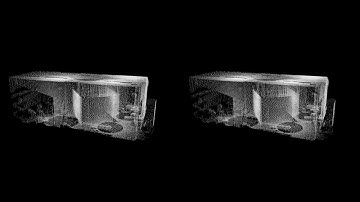 3D Point Cloud Video rendered in Blender
