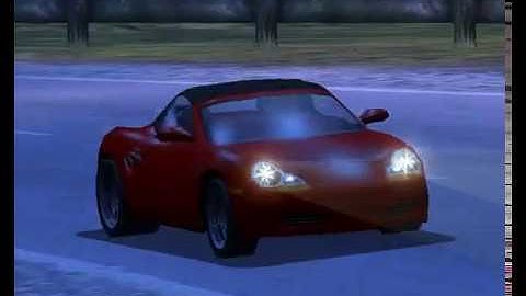 NFS Porsche Unleashed in VMware Player: Boxster (Replay)