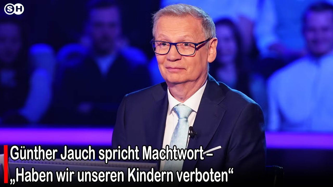 Günther Jauch spricht Machtwort – „Haben wir unseren Kindern verboten“ 