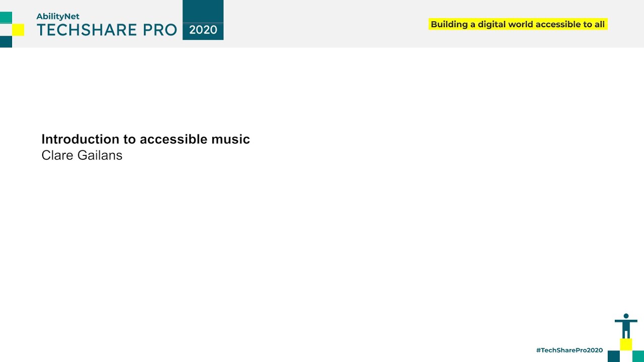 TSP 2020: Introduction to accessible music