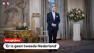 TERUGKIJKEN | Kersttoespraak koning Willem-Alexander