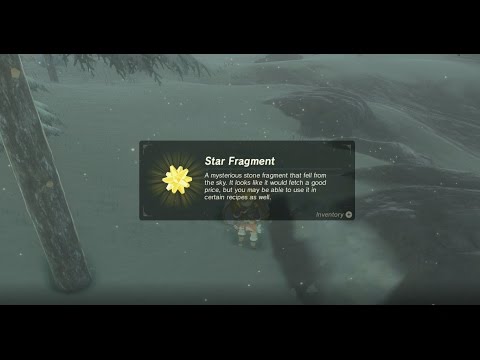 Star Fragment in a Chest at Snowfield Stable