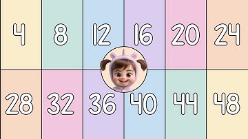 Counting By Fours Song | Counting Songs | LEARNING