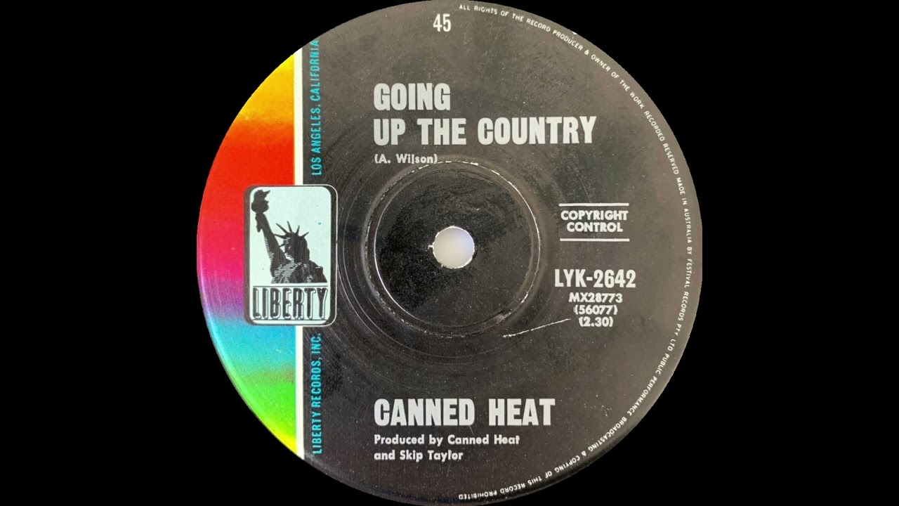1968 Canned Heat Going Up the Country mono 45 YouTube