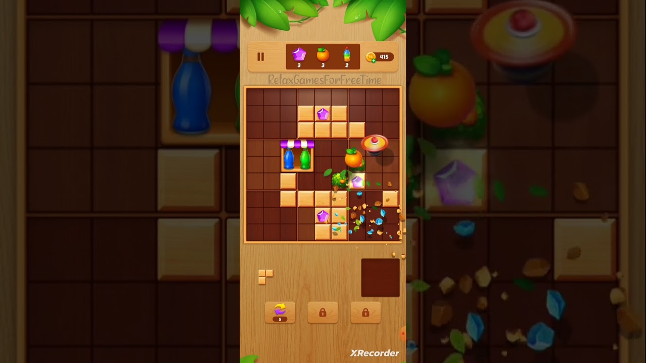 Block Crush: Wood Block Puzzle - block brain logic relaxing puzzle game Level 15 gameplay 