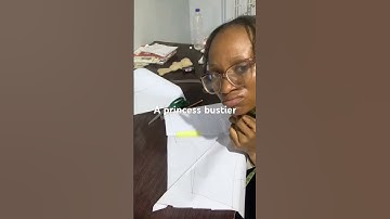 A quick video on princess bustier(pattern drafting)