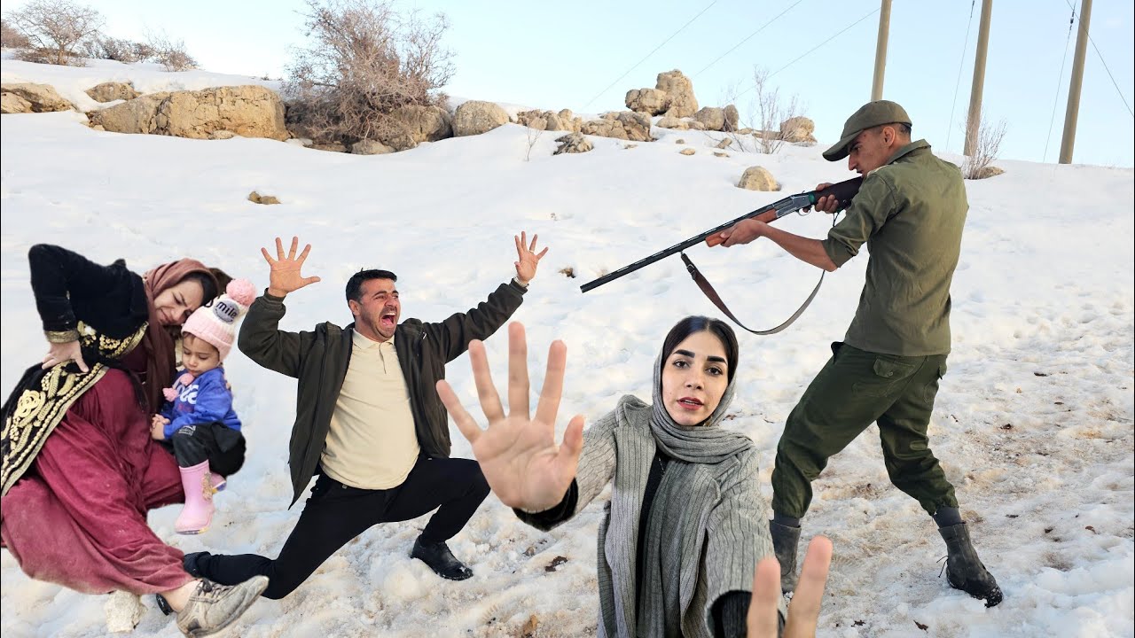 Brave search in the mountains: Engineer and police search for pregnant mother in the snow