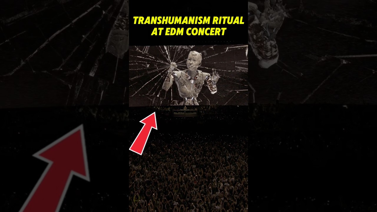 Сатанинский ритуал посвящения на концерте ANYMA - Pyramids Of Giza Quantum GENESYS 