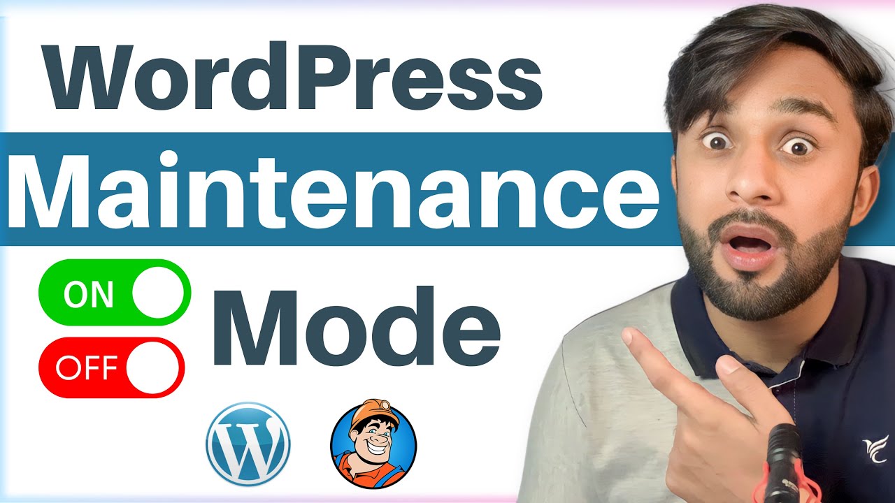 How To Put Your WordPress Site In Maintenance Mode - YouTube
