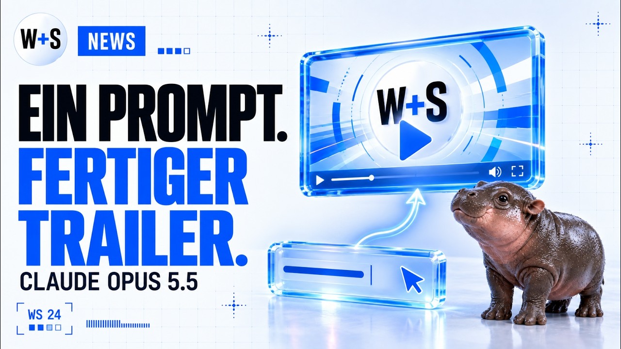 Ein Prompt, ein fertiger Trailer: Claude Opus 5.5 überrascht uns