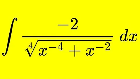 Solving an integral with a 4th root in denominator