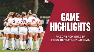 Highlights: Hogs Defeat Oklahoma | RAZORBACK SOCCER