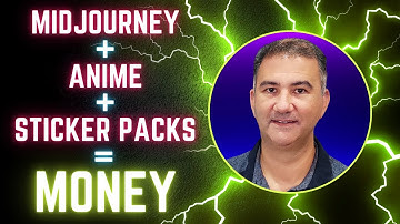 How to Create Anime Sticker Packs Using Midjourney.  Make More Sales & Money!
