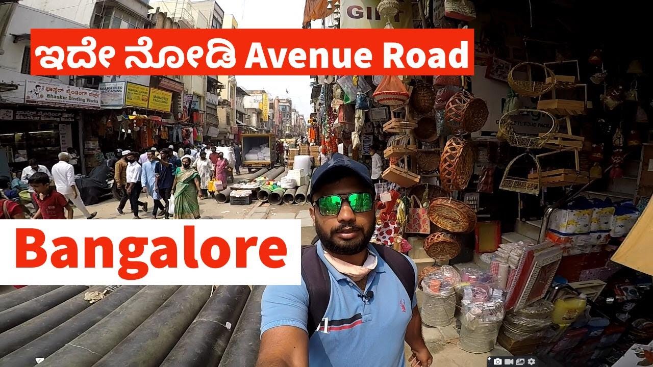 Best place for shopping in bangalore Avenue road bangalore avenueroad