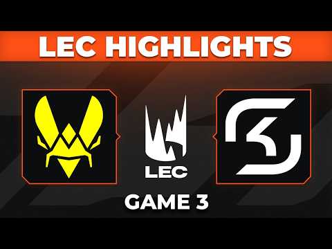 VIT vs SK Highlights Game 3 | 2026 LEC Spring W6D1 | Team Vitality vs SK Gaming by Onivia