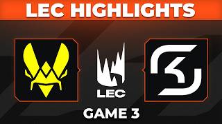 VIT vs SK Highlights Game 3 | 2026 LEC Spring W6D1 | Team Vitality vs SK Gaming by Onivia