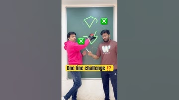 One Line Draws the entire shape, and the lines cannot overlap!Is there an answer to this question?1