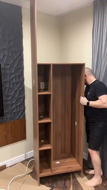 ТВ зона в гостиную #мебельназаказ #шкафназаказ #мебельмосква - YouTube