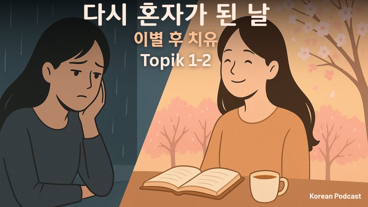 [Korean Podcast]다시 혼자가 된 날|Korean Listening Practice|Topik 2