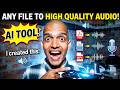 I created new AI tool which can convert any file into a high quality audio