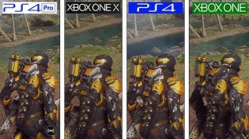 Anthem | PS4 vs ONE vs PS4 Pro vs ONE X | 4K Graphics Comparison Demo