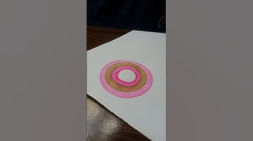 how to draw a spirograph design #like #subscribe#spirograpg #spiral art#spiral art design