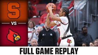 Syracuse vs. Louisville Full Game Replay | 2024-25 ACC Women's Basketball