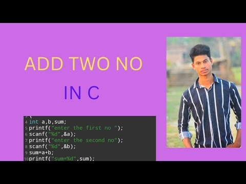 ADD TWO NO IN C |write a program for addition of two numbers in c ...