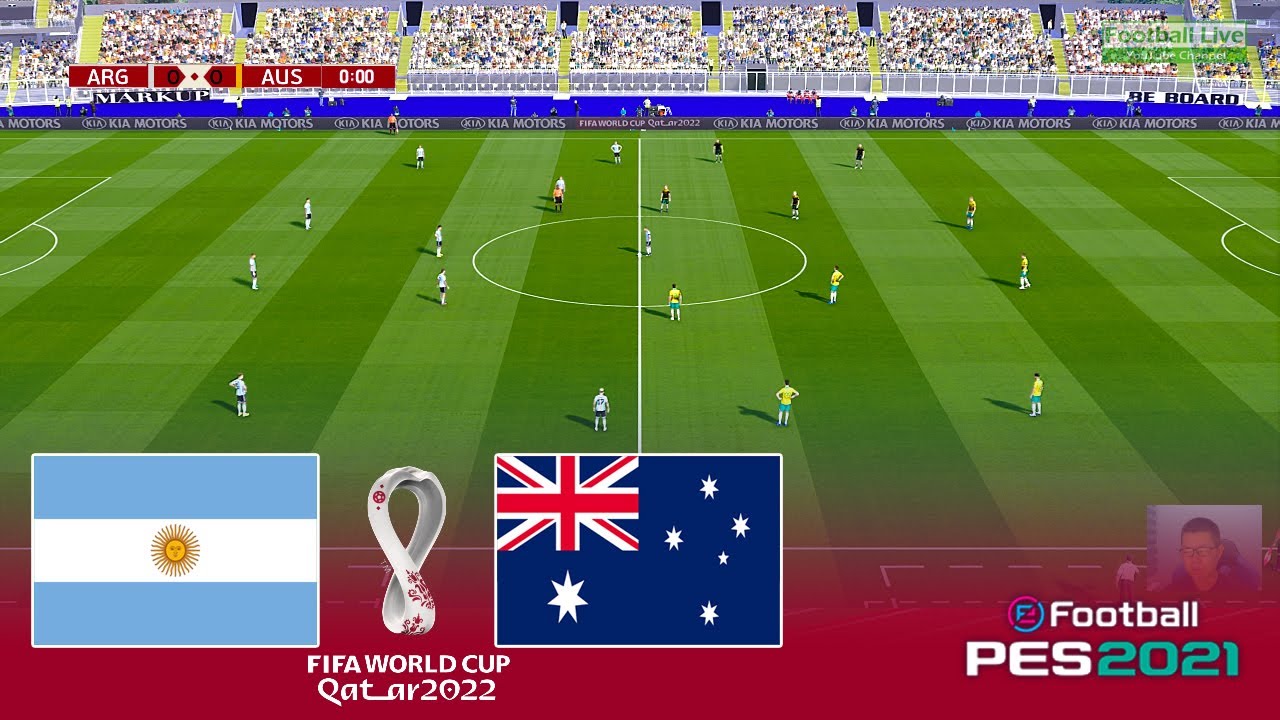 Argentina vs Australia FIFA World Cup Qatar 2022 Watch Along and eFootball21 Gameplay