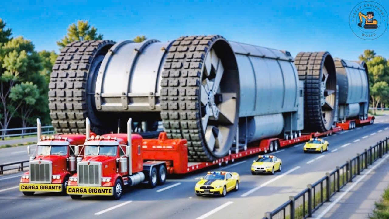 101 Extremely Dangerous Heavy Equipment Truck Driving Skills | The Biggest Heavy Machinery #3
