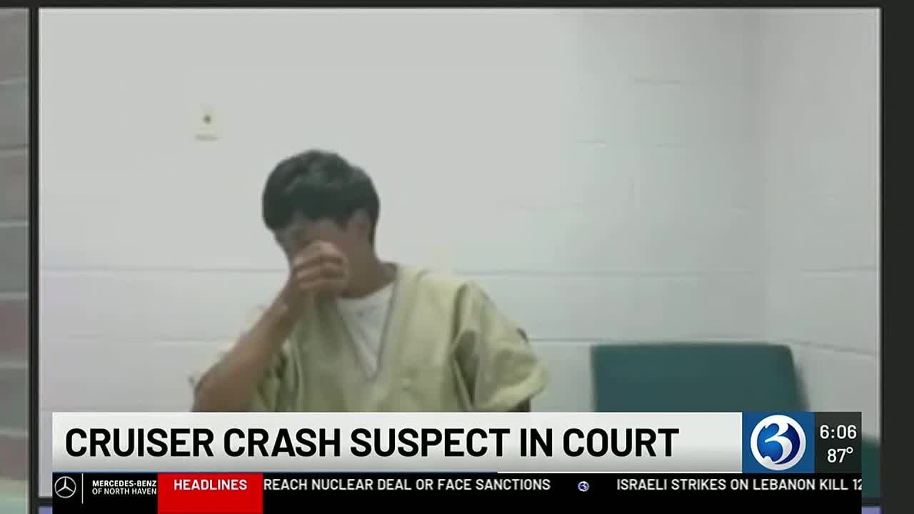 Suspect in crash that injured state troopers appears in court - YouTube