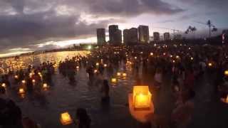 Memorial Day 2015 Lantern Floating Hawaii