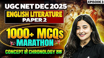 UGC NET English Literature Marathon | UGC NET English MCQs | UGC NET English PYQs By Aishwarya Mam