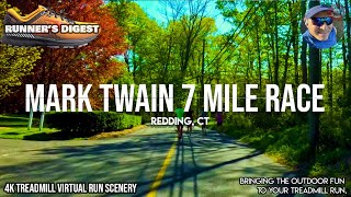 RACE#:407-The BCR 7 Mile Race, Redding, CT | Spring | 4k Virtual POV Run & Race [41]