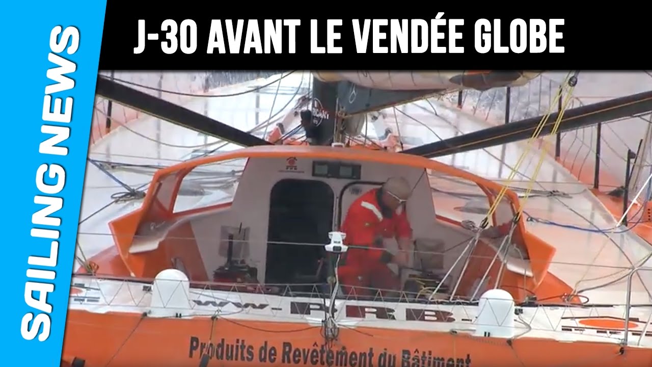 J-30 avant le Vendée Globe pour Vincent Riou et PRB