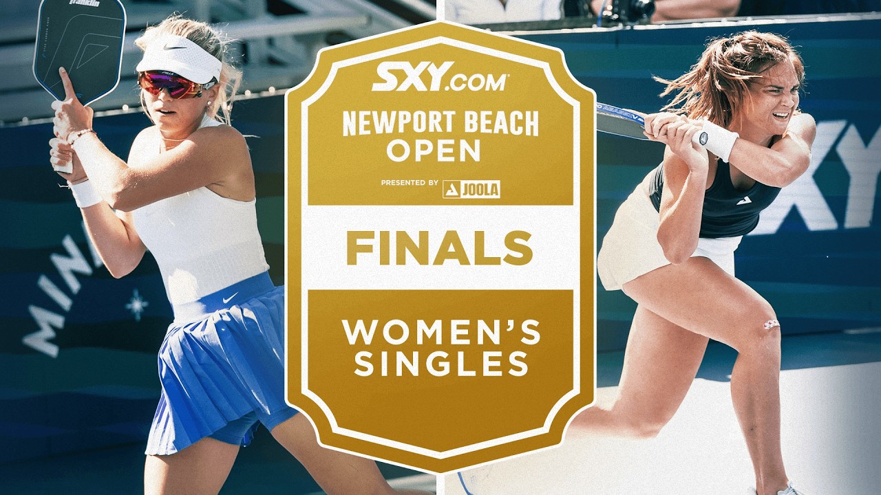 Anna Leigh Waters vs Lea Jansen at the SXY Newport Beach Open