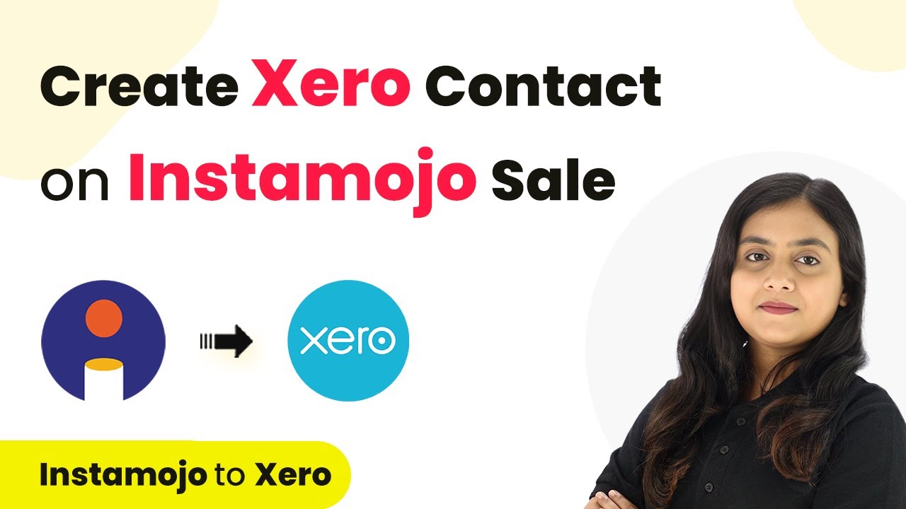 How to Create Xero Contact on Instamojo Sale | Instamojo to Xero - YouTube