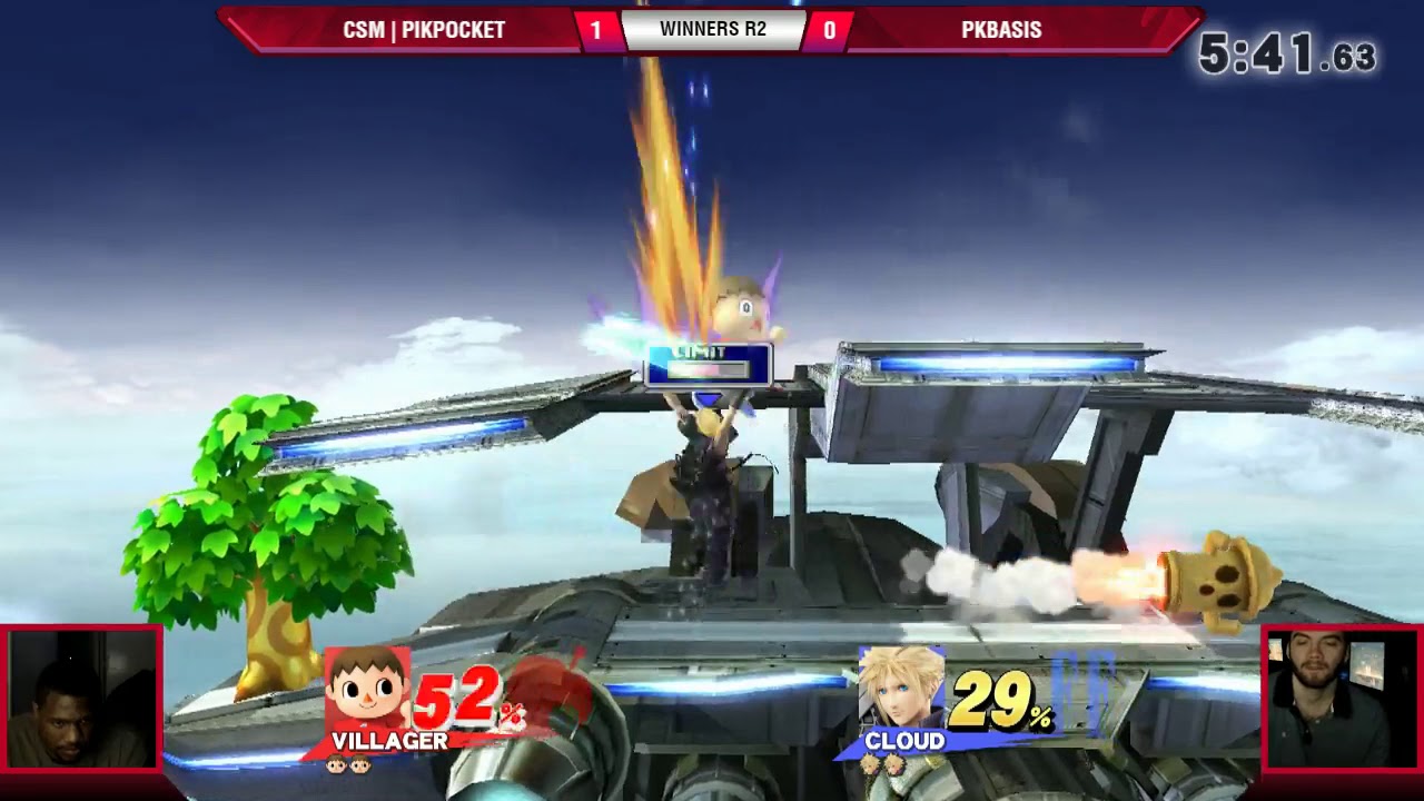 VS Weekly 6/7/18 - Winners R2 - CSM | PikPocket (Villager) vs pkbasis (Cloud) - Smash 4